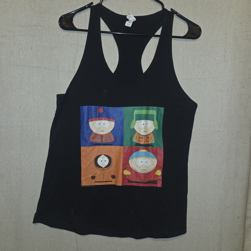 South Park Women's Black Tank Top
